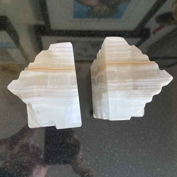 Book ends marble! Vintage! 70’s Carved, sculpture! Mexican warriors! - Picture 3 of 15